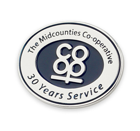 Commmerative oval enamel badge for a Co-operative